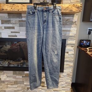 BDG Mom High Rise Denim Distressed Jeans Womens Size 28
